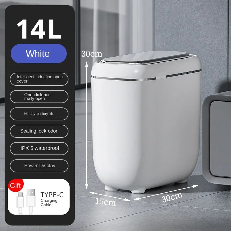14L Smart Sensor Trash Can Automatic