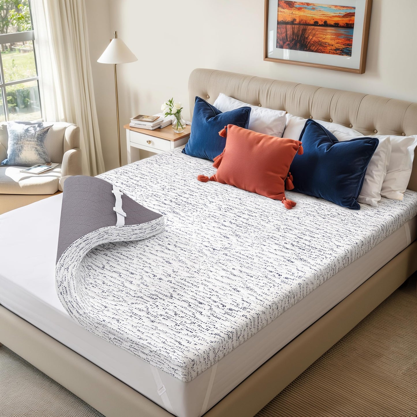 Memory Foam Mattress Topper King