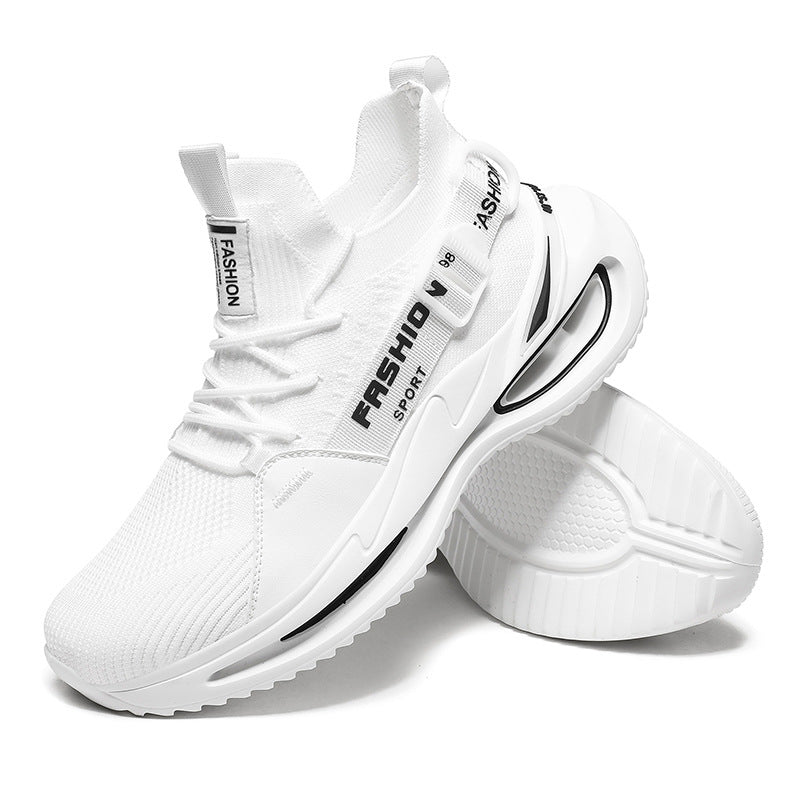 Flying knit low-top socks shoes