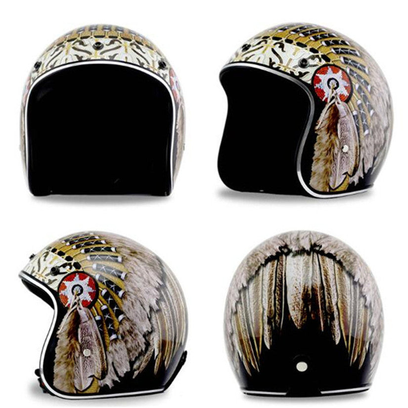 Retro Half Helmet for Men and Women