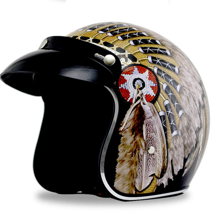 Retro Half Helmet for Men and Women
