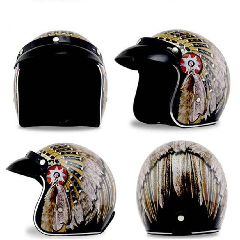 Retro Half Helmet for Men and Women