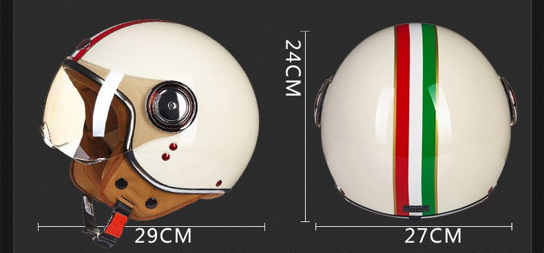Scrambler Motorcycle Helmet for Men and Women