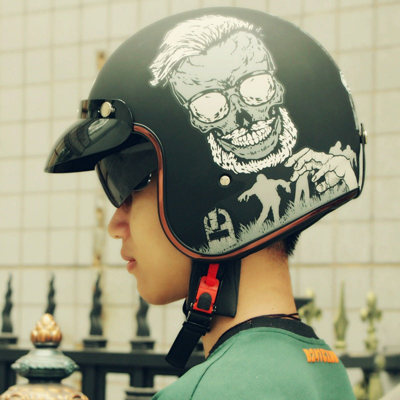 Retro Outdoor Riding Helmet for Men and Women