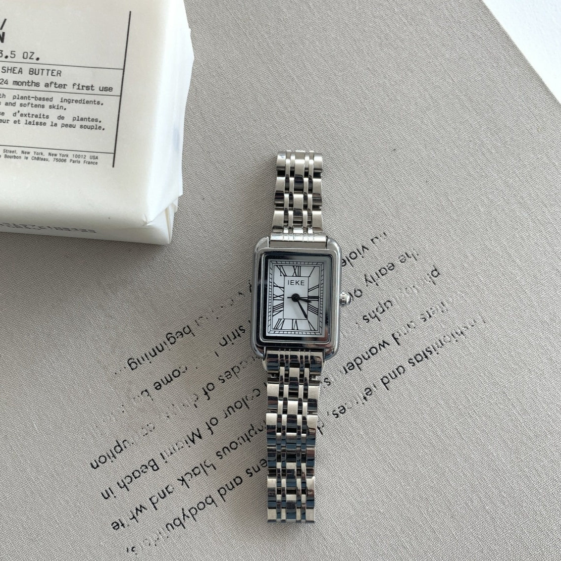 Luxury Square Gold Roman Numeral Watch