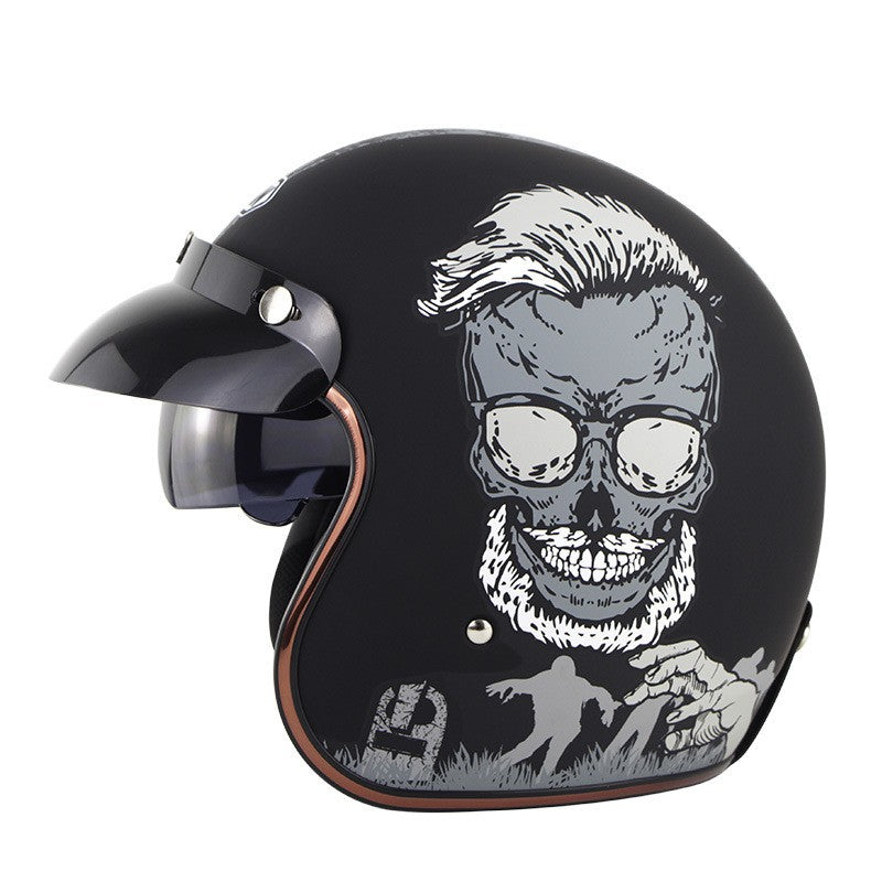Retro Outdoor Riding Helmet for Men and Women
