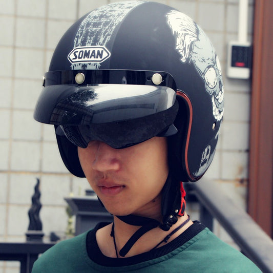 Retro Outdoor Riding Helmet for Men and Women