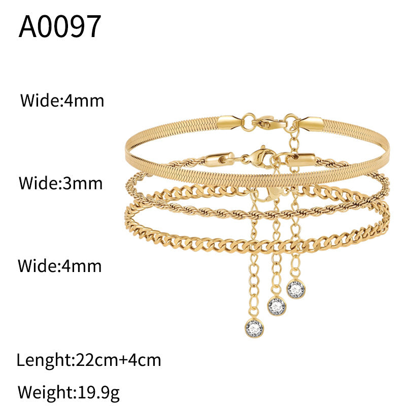 Luxury Simple Gold Anklet for Women