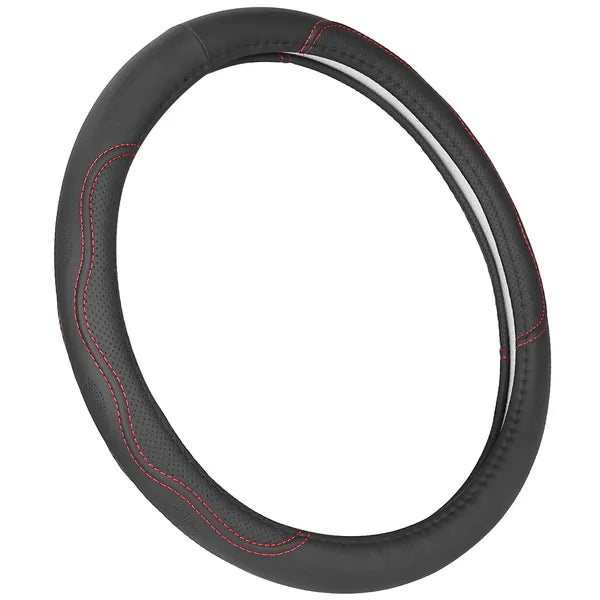 Universal Leather Steering Wheel Cover 14.515 Inch