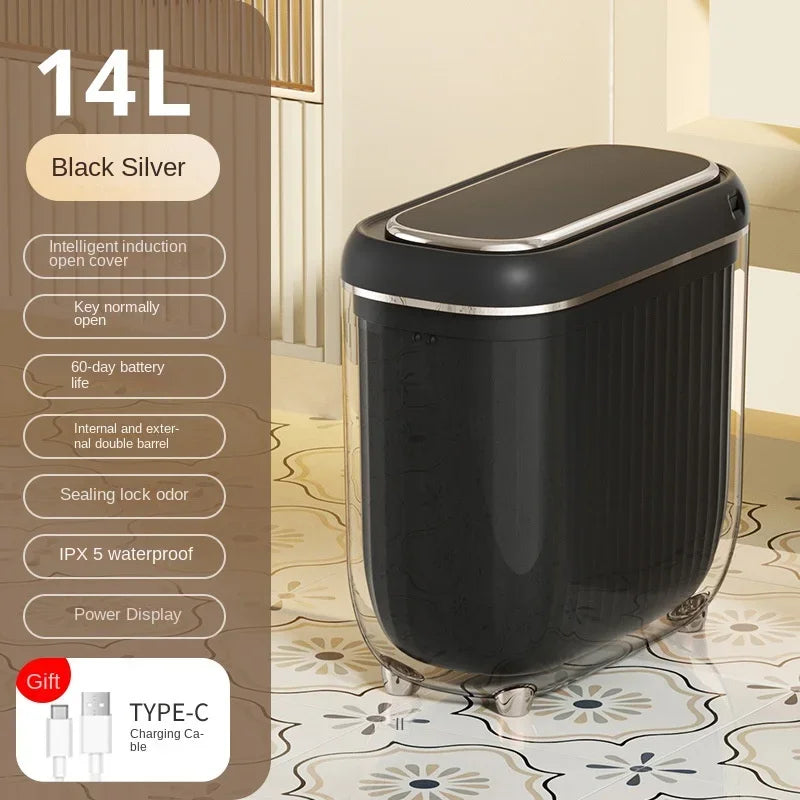 14L Smart Sensor Trash Can Automatic