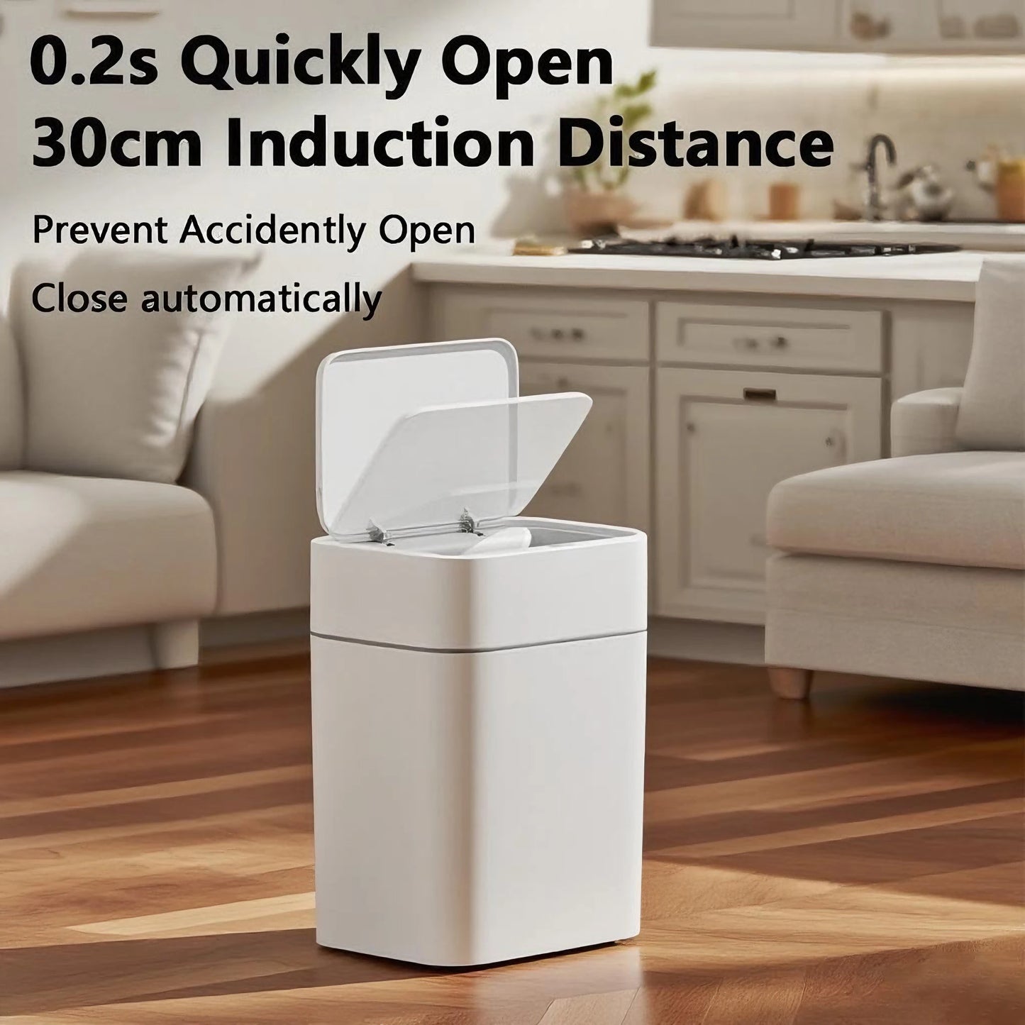 Smart Sensor Trash Can Intelligent Touchless 