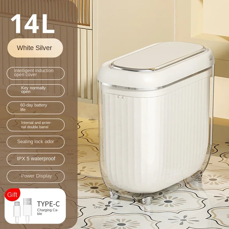 14L Smart Sensor Trash Can Automatic