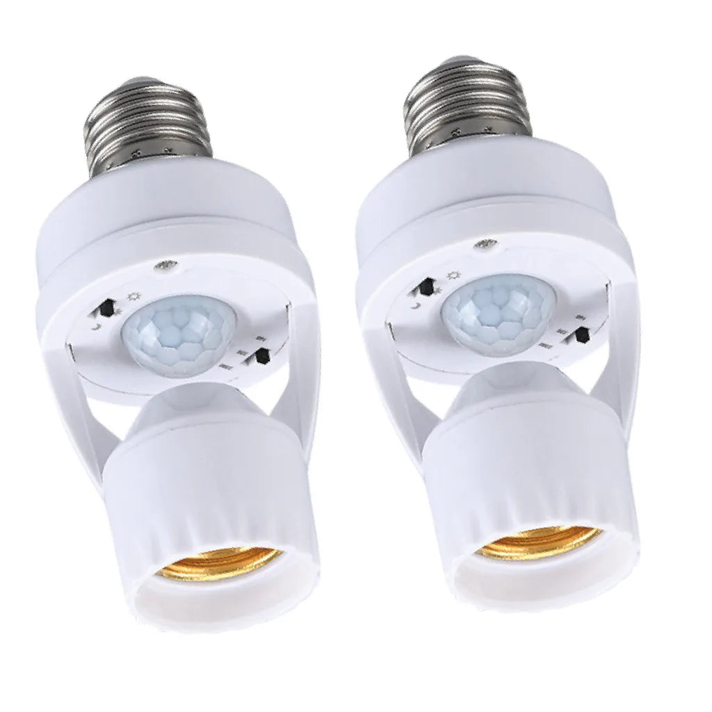 Motion Sensor Light Bulb Holder E27