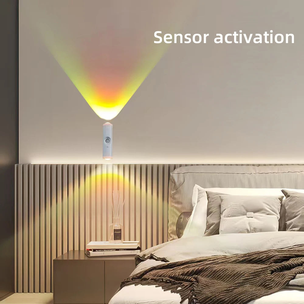 Motion Sensor Night Light Rechargeable LED Wall Light