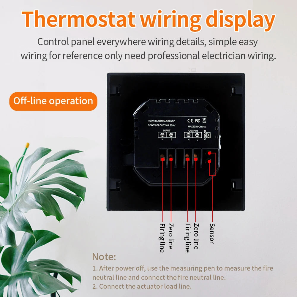 Smart Temperature Controller Thermostat  16A LCD