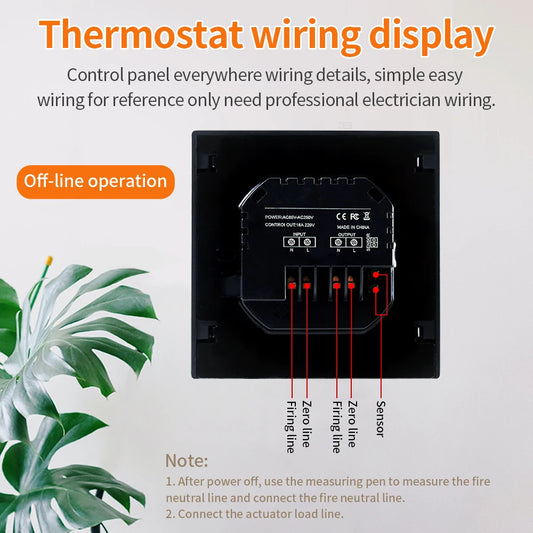 Smart Temperature Controller Thermostat  16A LCD