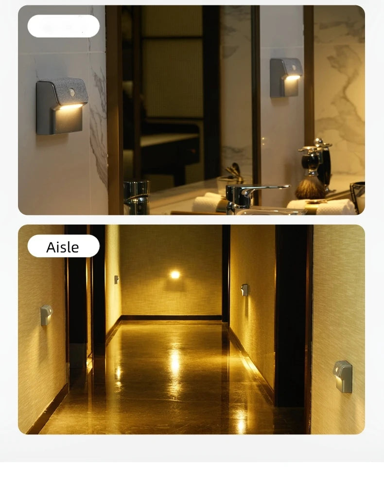 Motion Sensor Wall Light Rechargeable