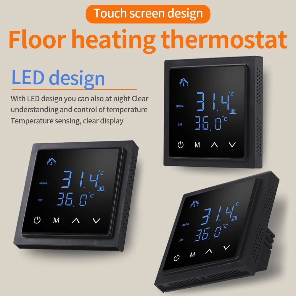 Smart Temperature Controller Thermostat  16A LCD