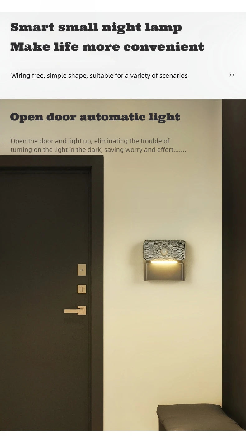 Motion Sensor Wall Light Rechargeable