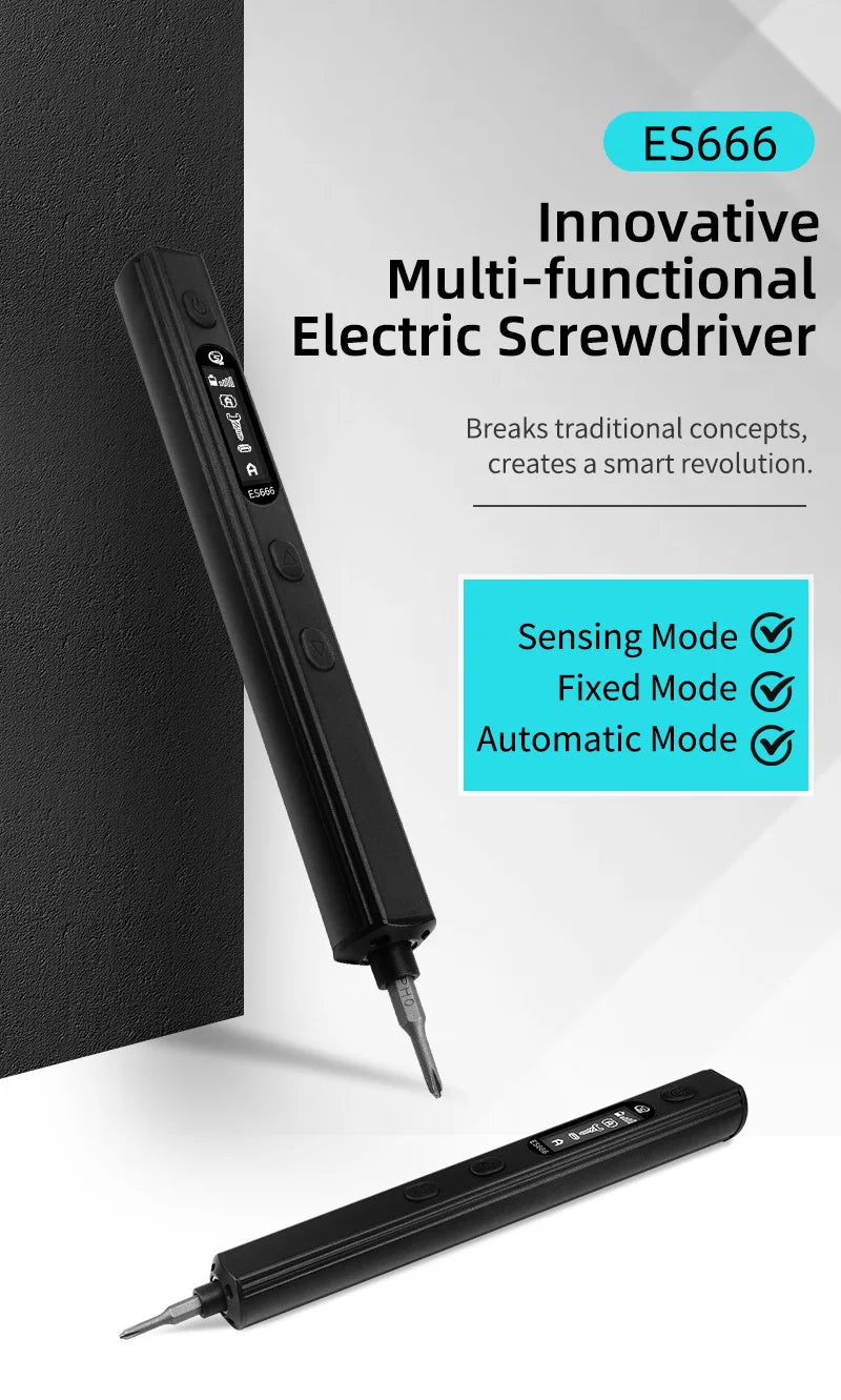 SEQURE ES666 Electric Screwdriver with Manual Mode