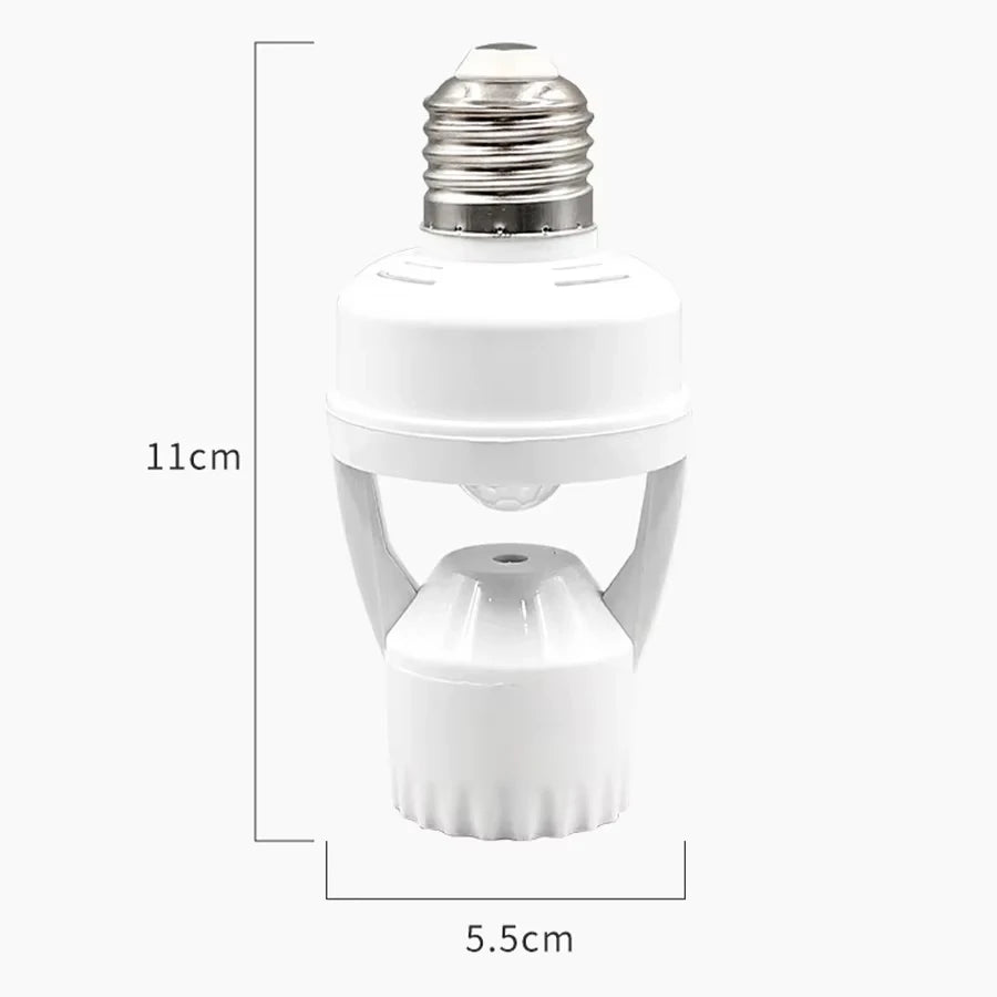 Motion Sensor Light Bulb Holder E27