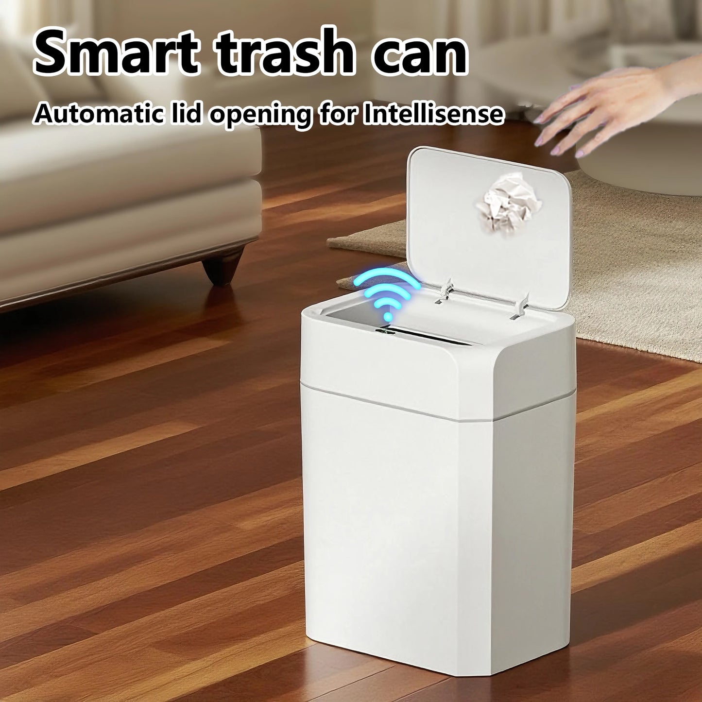 Smart Sensor Trash Can Intelligent Touchless 