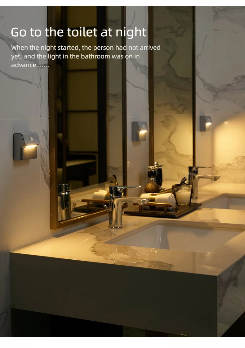Motion Sensor Wall Light Rechargeable