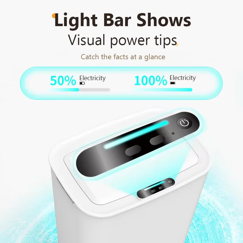 Automatic Stylish Trash Can with Lid
