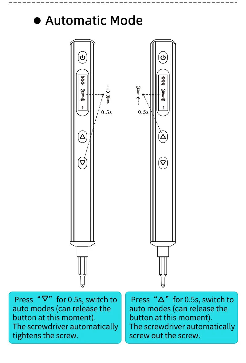 SEQURE ES666 Electric Screwdriver with Manual Mode