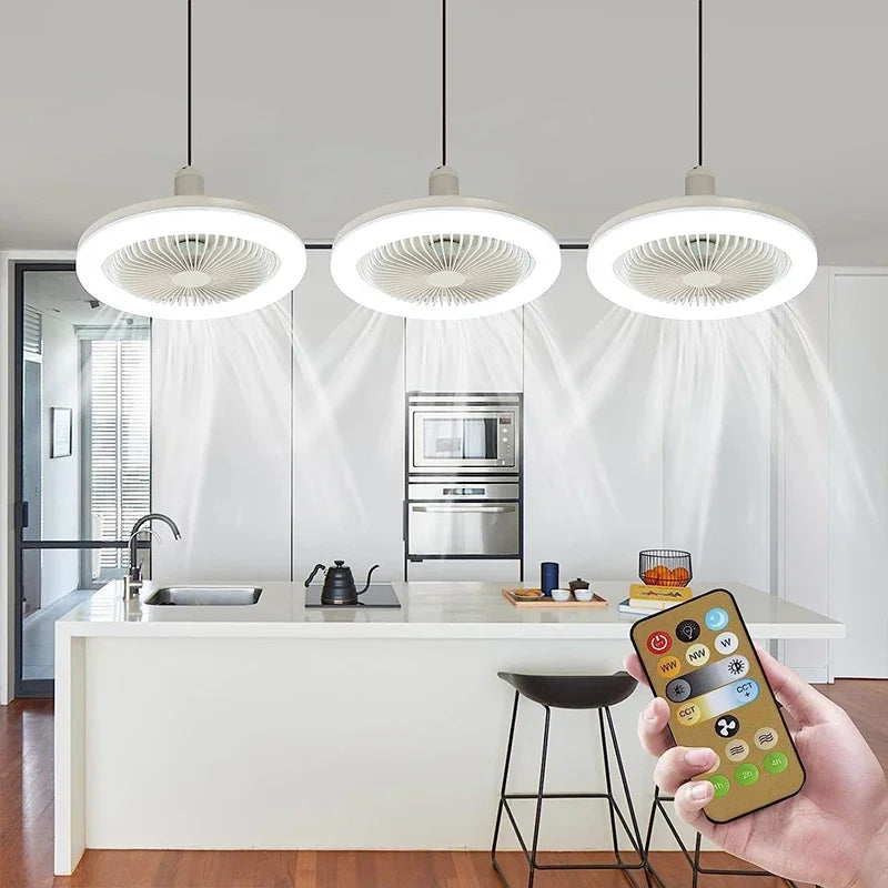 3-in-1 Ceiling Fan with Light and Remote