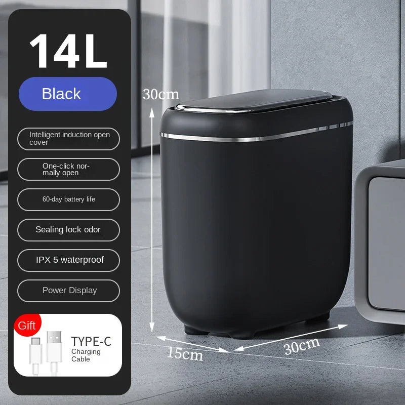 14L Smart Sensor Trash Can Automatic
