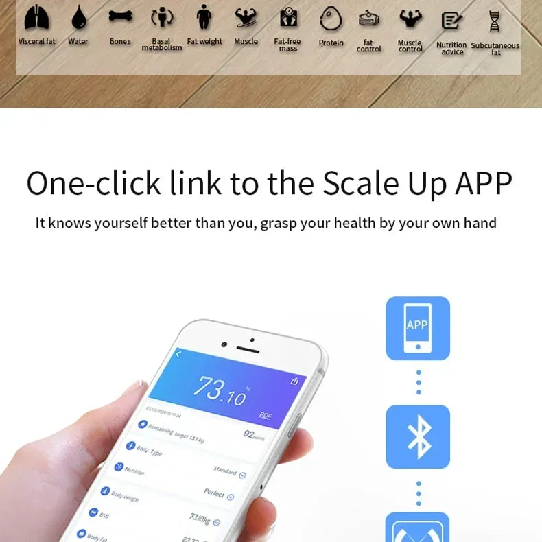 Smart Bluetooth Body Fat Scale