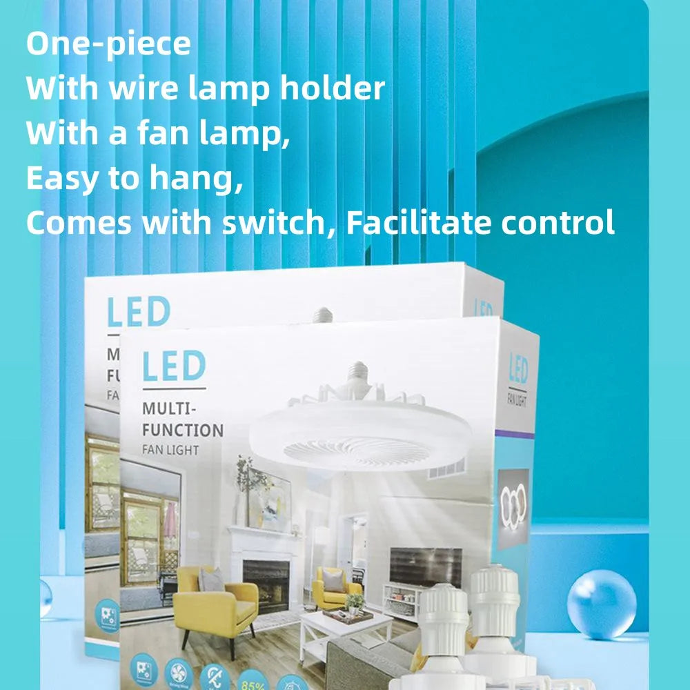 3-in-1 Ceiling Fan with Light and Remote