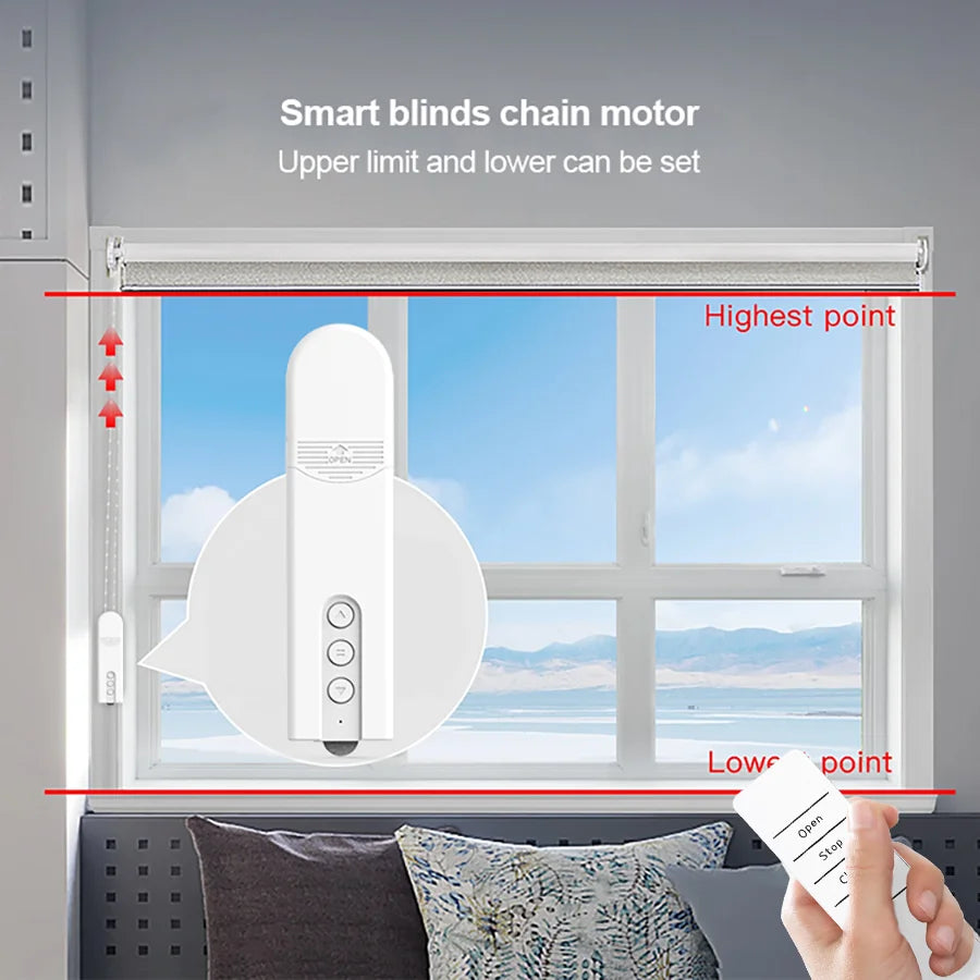 Electric Curtain Motor with Remote Control