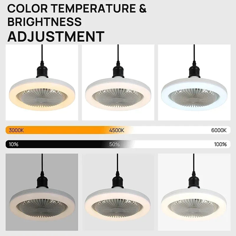 3-in-1 Ceiling Fan with Light and Remote