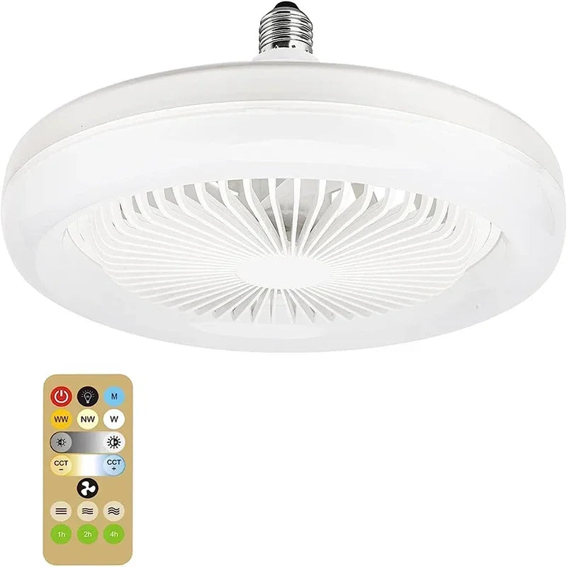 3-in-1 Ceiling Fan with Light and Remote