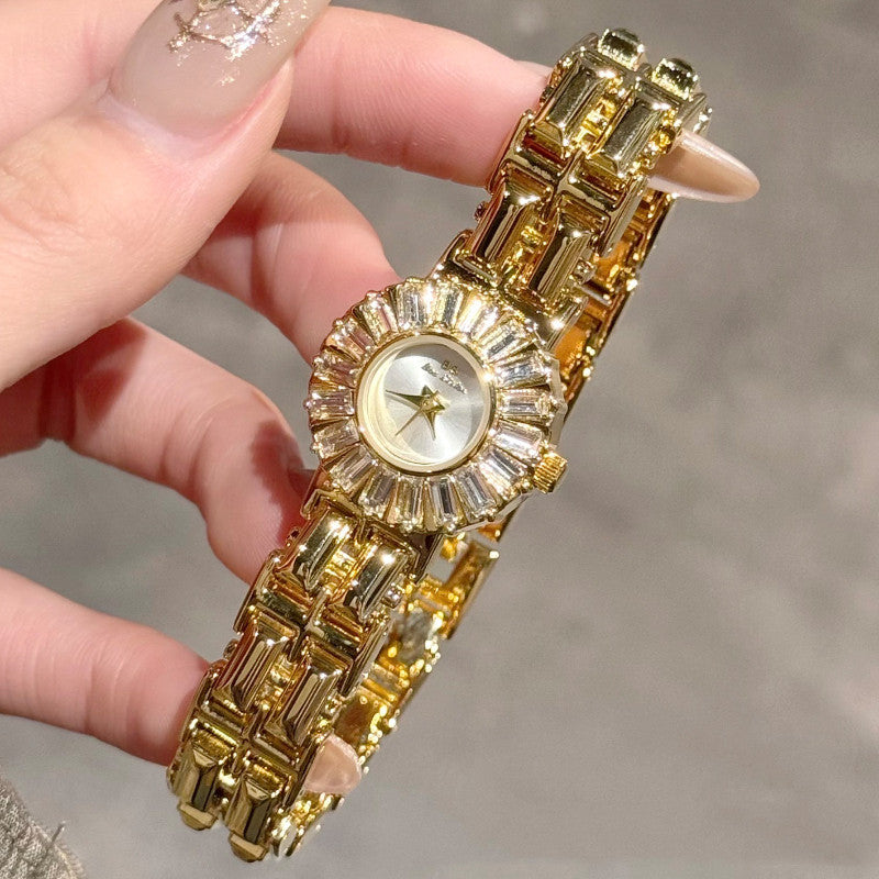 Luxury Diamond Gold Watch for Women