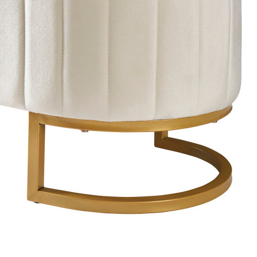 Velvet Storage Footstool