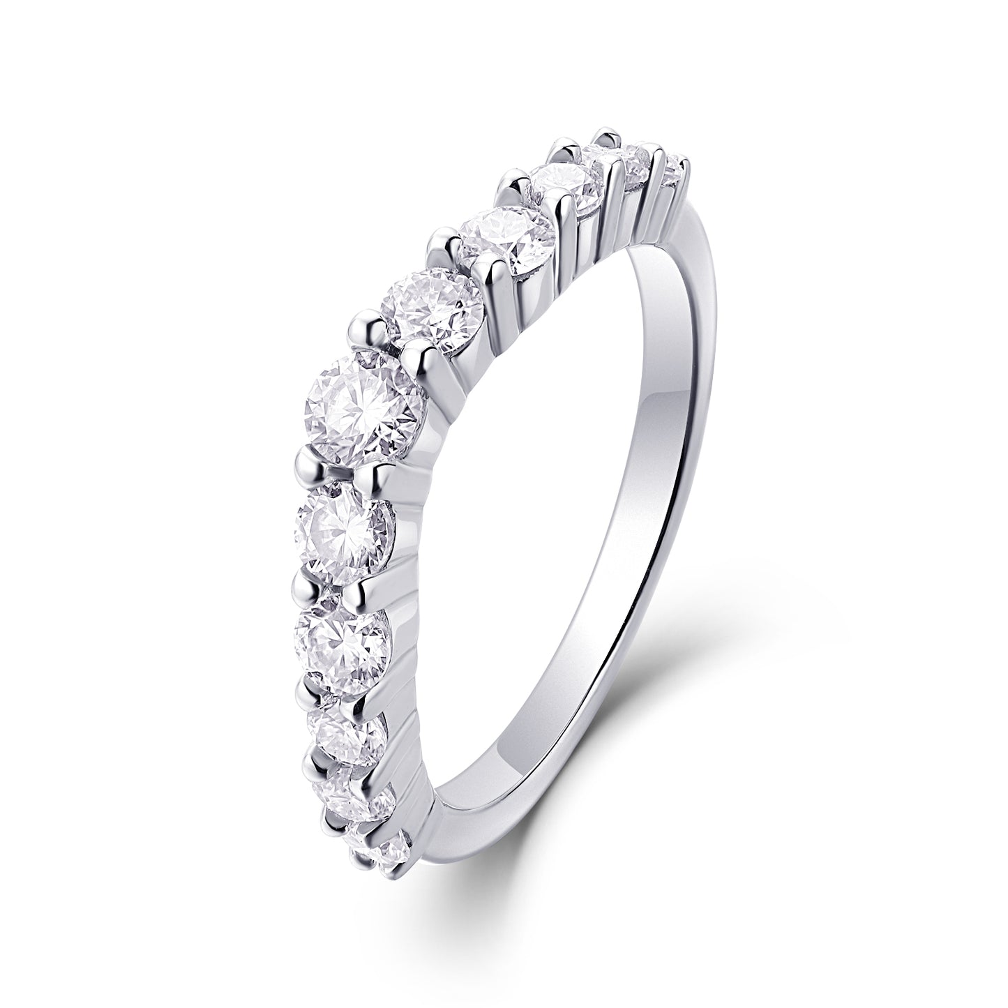 1Crown Diamond Ring Wedding Ring Luxury Fashion Set Moissanite Silver Ring Prohibit Tk Sales