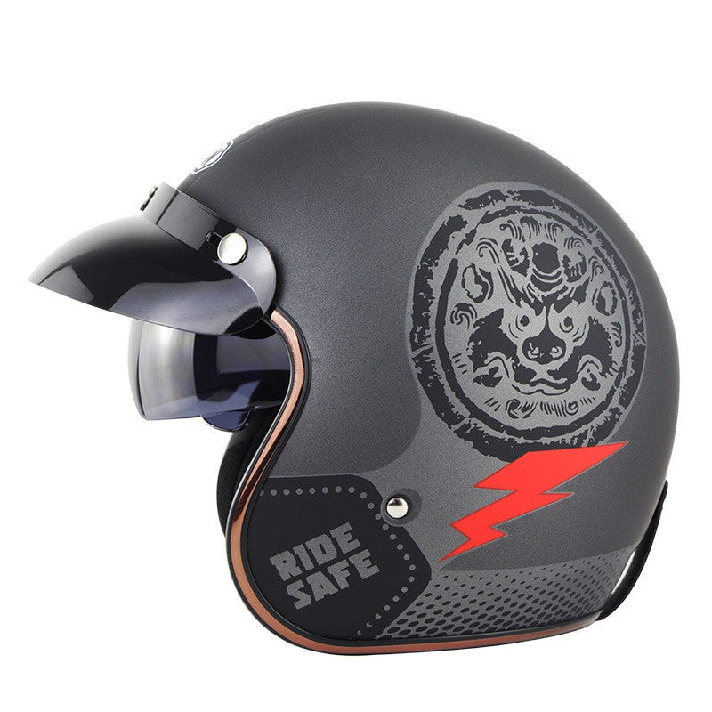 Retro Outdoor Riding Helmet for Men and Women